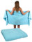 Betz 2 Stück Saunatücher XXL Badetuch Liegetuch Strandlaken Saunahandtuch Premium Frottee 100% Baumwolle Größe 70 x 200 cm Farbe türkis