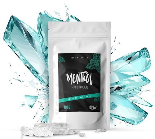 DIYer® - Cristaux de menthol pour sauna, 100 % purs, de qualité pharmaceutique