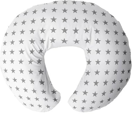 Niimo Stillkissen Stillkissenbezug aus 100% Baumwolle - Kleines Stillkissen für Baby, Stillhörnchen Baby, Stillkissen Waschbar & Atmungsaktiv, Stillkissen Baby (15.5 cm x 39 cm)