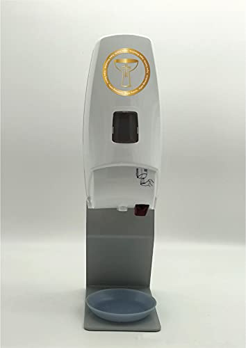 Dispensador automático para Agua Bendita de sobremesa. Diseño 4 Logo Color Dorado