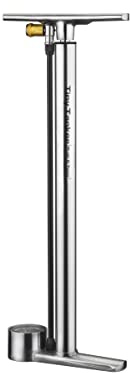 Birzman Tiny Tanker with Helix | Compact Multi-Valve Bicycle Pump for Presta, Schrader, Dunlop | Lightweight, High-Pressure Hand Pump & CO2 Inflator for Road & Mountain Bikes