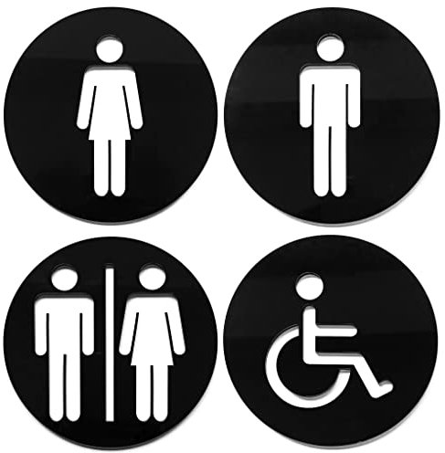 Wc schild Für Tür Toilettenschild Herren Damen Behinderte Gemischt