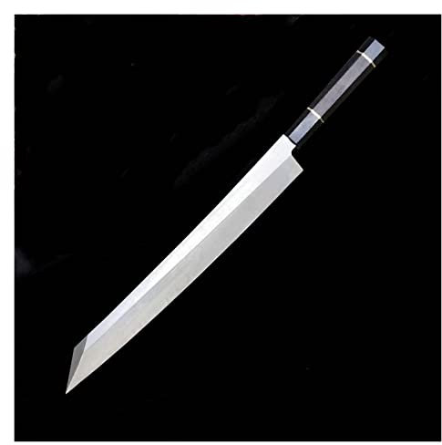 1st japansk sushi matlagning kniv pil blad lax sashimi professionell sashimi kniv for att klippa fisk sashimi sushi roll Kökskniv set (Color : A Yellow)