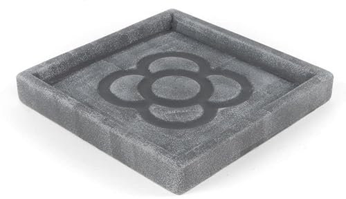 ROCKING GIFTS Bandeja vaciabolsillos Cuadrada PANOT Gris Cemento 15 cm