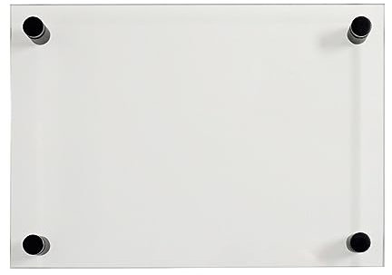 EH Design Placa para puerta/pared de acrílico, cubierta transparente transparente, cartel de oficina para escribir uno mismo, cartel informativo para montaje en pared, incluye material de fijación