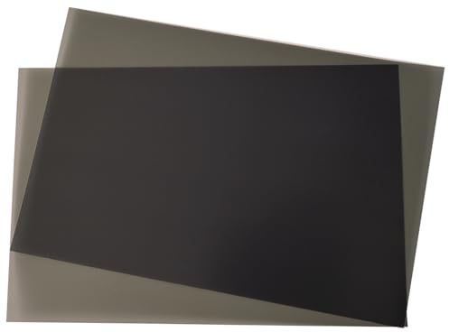 Circular Polarizers Film Non-Adhesive 11.8x7.8 inches Circularly Polarized Filter polarizing Sheets for Photography, Educational Physics Experiments,2 Pack