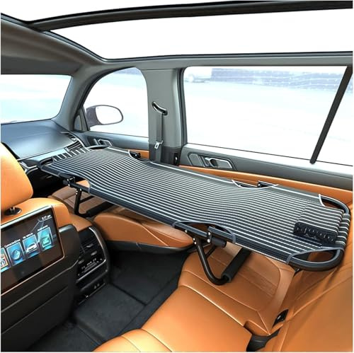 WDMNAO Lit de Camp Pliable de Voiture pour VW ID.3 2019-2024, Lit de Camping Pliant de Voiture pour Adultes, Lit de Voyage Portable de Voiture pour Dormir