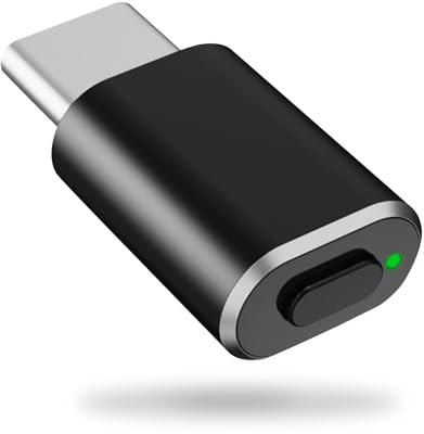 AXFEE Mouse Jiggler, Tipo C Port Mouse Mover con 3 Modos de Jiggle, Motor de ratón USB C Jiggler, sin Conductores, Conectar y Usar, Mantener la Computadora Despierta