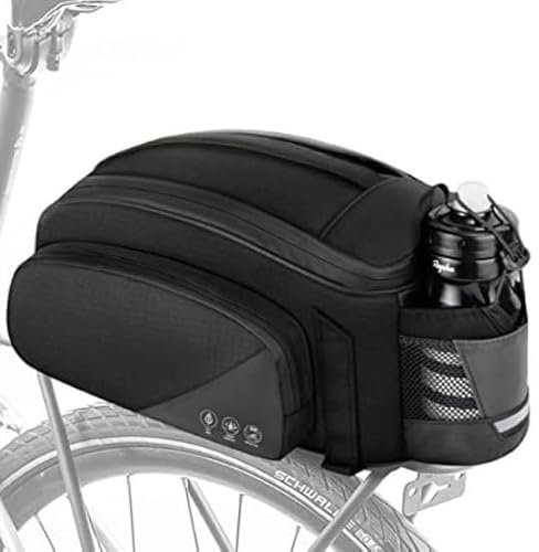 Huifoo Fahrradtasche für Gepäckträger, Fahrrad Gepäckträgertasche 11L Volumen, mit Regenschutz Reflektierend, Fahrradtaschen Multifunktionale Hinter Gepäcktasche