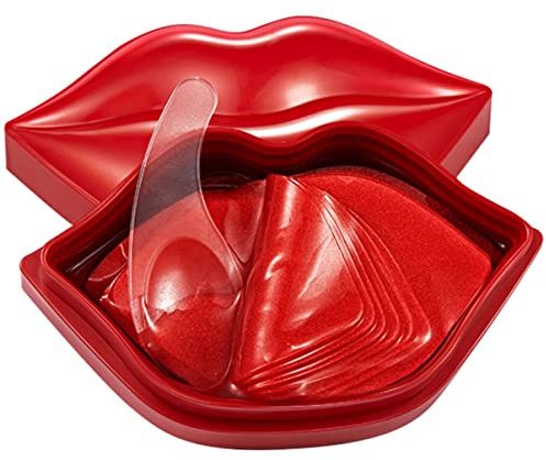 Homoyoyo 20piezas Hidratante Para Labios Almohadillas Labiales Nutritivas De No Tejida Previene Arrugas y Rehidrata Para Cuidado Nocturno De Labios Secos