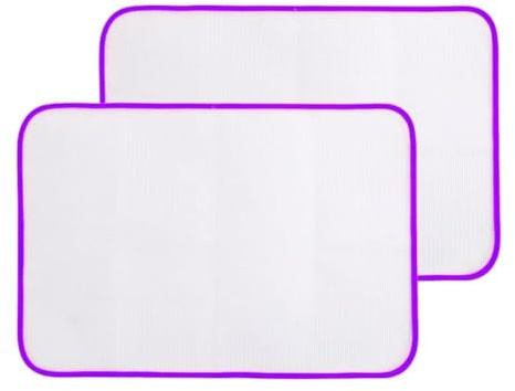 LatoYard 2Pcs Ironing Board Covers Mesh Net Cloth Protect Garment Iron Clothes Reusable Washable Prevents Scorching-And Shiny-Marks Roller Brush Side Brush Filter Kit Vacuum Cleaner Mop Cloth