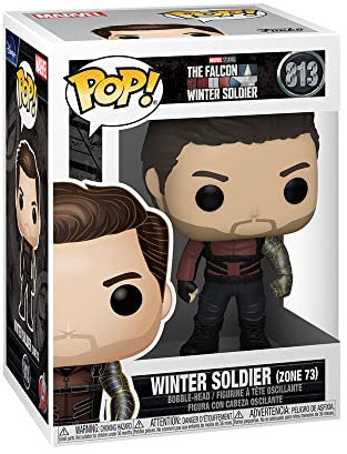 Funko Pop! Marvel: The Falcon & Winter Soldier - Winter Soldier - The Falcon and The Winter Soldier - Vinyl-Sammelfigur - Geschenkidee - Offizielle Handelswaren - Spielzeug Für Kinder und Erwachsene