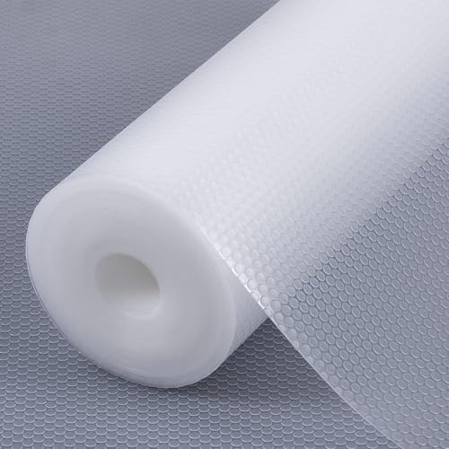 StaHom Tappetino per Cassetti Antiscivolo Trasparente, rivestimento cassetti, Non-adesivo EVA Plastica Rotolo Carta per Proteggere Armadietti Cassetti Tavoloe Frigorifero Ripiani 30cmx150cm