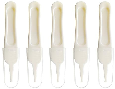 WeddHuis 5 Stück Baby Nasenpinzette, Baby Sicherheits Pinzette, Nasenreinigung Pinzette, Schonend und Sicher