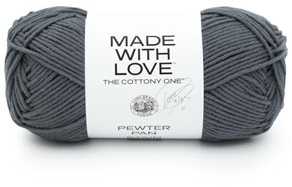 Lion Brand Yarn Tom Daley - The Cottony One, Yarn for Knitting, Indigo for It!, 1 Pack