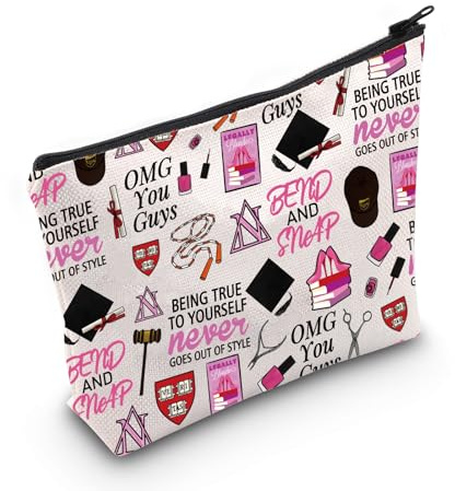 L-Blonde Broadway Musical Inspired Gift Musical Theater Zipper Pouch Makeup Bag Gift for Actor Actress (OMG Bag)