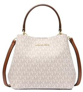 Michael Kors Damentasche Umhängetasche Pratt SM Bucket (Vanilla)