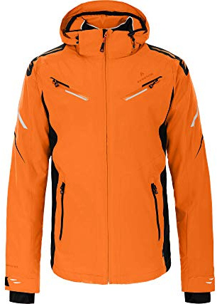 Bergson District | Herren Skijacke, wattiert, 20000mm Wassersäule, Persimmon orange [513], 56 - Herren
