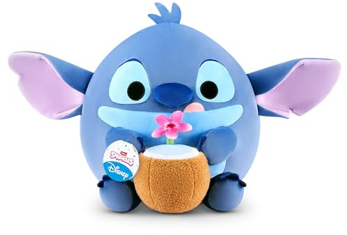 Peluche de 35 cm de Personaje Snackles Disney de ZURU, Peluche con Accesorio de Snacks (Stitch)