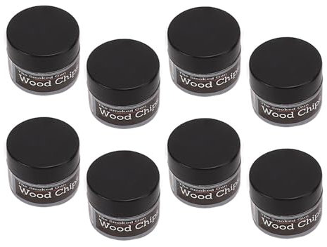 Juego de astillas de madera para ahumadero, 8 sabores diferentes para bebidas y alimentos, aserrín de madera para cócteles, whisky, queso y helado