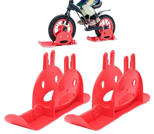 CGACCSD Balance Sci Da Neve Per Biciclette - 1 Set Sci Neve Bicicletta Bilanciamento Slittino | Parti Di Ricambio Antiscivolo Per Passeggini - Percorsi Ragazze Ragazzi Bambini