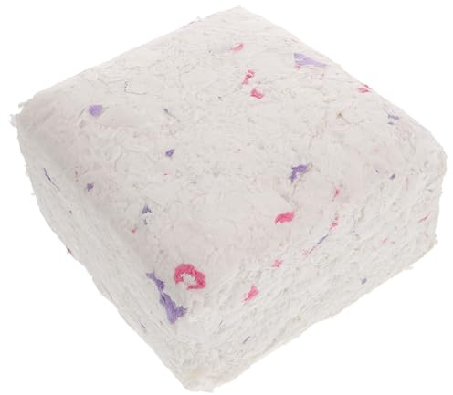 SEWACC Litière pour Lapins et Cochons d'Inde en Papier Blanc, Absorbe Odeurs et Favorise Le Creusage, Paquet de 1 Unité pour Habitat d'animaux Petits