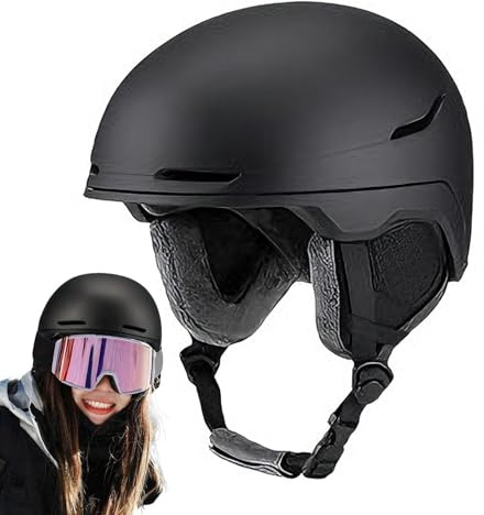 Snowboardhelm – verstellbare Passform, stoßfeste Sicherheitsausrüstung, leichter Schutzhelm, langlebige Outdoor-Kopfbedeckung | Sporthelm für Jugendliche, Erwachsene, Damen, Herren, Snowboard, Fußball