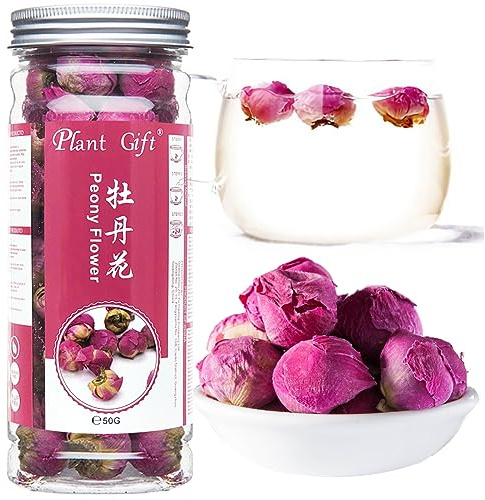 Plant Gift Peony Ball ( Paeonia lactiflora ) Pink Fragrance Ball Natural Dried Peony Flowers, Herbs Accessories Decorations, Chinese Peony Tea, Peonies Tea 50G/1.76oz