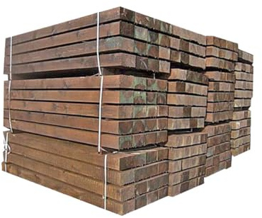 Faura - Traviesas de Madera tratada | Varias Medidas | Seleccione | Precio por Unidad | 20x10x250 cm. -