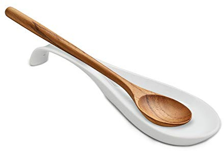 Nerthus FIH 558 reposa cucharas porcelana soporte utensilios cocina limpio y práctico
