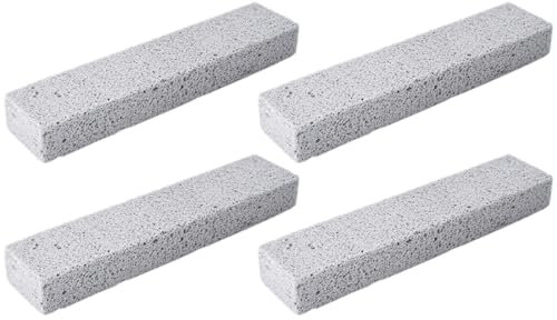 ZOKJSW 4 piezas de piedra pómez limpiador cepillo bloque de limpieza barbacoa piedra pómez piedra limpiadora barbacoa barbacoa ladrillo piedra pómez limpieza piedra pómez cocina horno piedra pómez