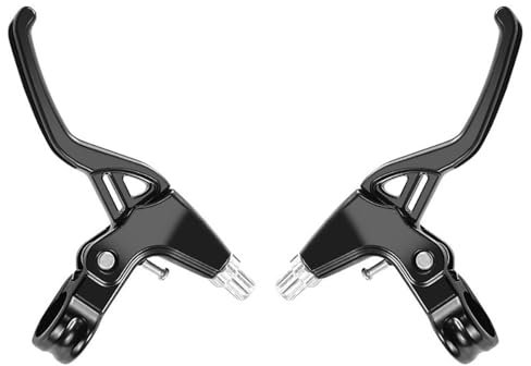 UQMIQURA 1 Paar Bremshebel für Fahrrad, Fahrrad Bremshebel Ersatzteile, Fahrrad Handgriff Bremse, Kinder Fahrrad Bremshebel, Fahrrad Handbremse Hebel für Lenker mit 22 mm Durchmesser