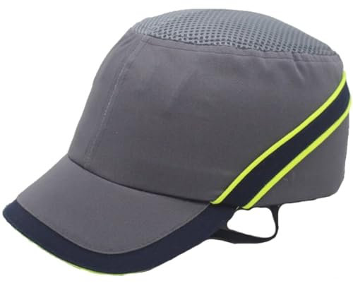 Glixoft Berretto Baseball Anti-collisione Cappello Antiurto di Sicurezza Casco di Sicurezza Traspirante per I Lavoratori Protezione della Testa del Negozio di Fabbrica