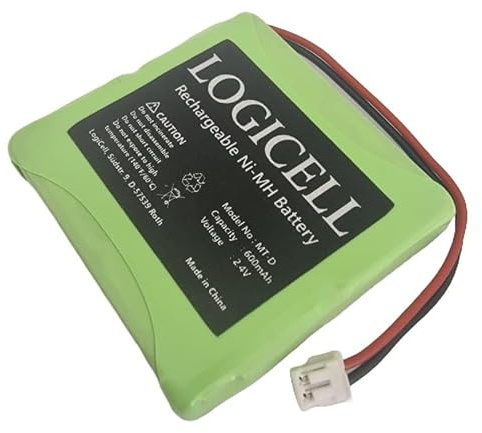 Original LogiCell Akku für AVM Fritz!Fon MT-D, Medion MD81877 / MD82877 / MD82772, Audioline Slim DECT 500/502, T-Com Sinus A201 / A702, 5M702BMX NIMH Telefon Accu 600mAh 2,4V