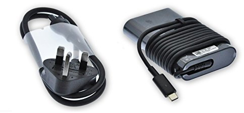 Dell Latitude 3400, 3500, 7200 2-In-1, 7300, 7400, 7400 2-In-1 65w USB-C Power Adapter Charger UK 450-AGOL 2YK0F