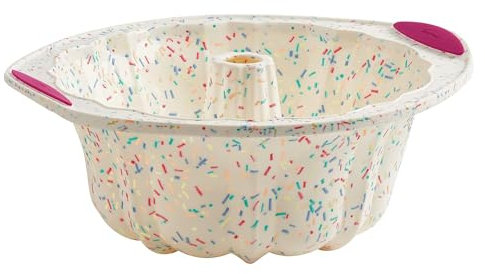 Trudeau, Structure Silicone, Confetti Fluted Cake Pan (05118558)