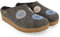 HAFLINGER Grizzly Radius Filzpantoffeln mit Gummisohle Unisex (Anthrazit 04), Gr. 41
