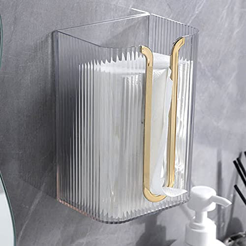 Paper Hand Towel Dispensers, Toilet Paper Towel Container for Bathroom Dispenser, Home Napkin Holder Countertop Towel Holder Waterproof & Rust Resistant (White)