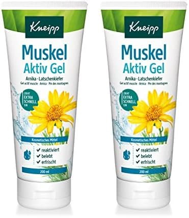 Kneipp Muskel Aktiv Gel mit Arnika und Latschenkiefer, 200ml (2er Pack)