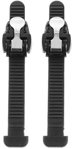 LALAFINA Correas de Hebilla Fija y Hebilla de Patín Profesional, 2 Piezas para Patines en Línea y Patines de Carreras, Accesorio de Repuesto