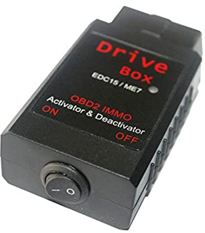 HaiMa pour Vag Drive Box pour Bosch Edc15/Me7 Obd2 II Immo Deactivateur Activateur-Noir