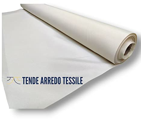 TENDE ARREDO TESSILE - Tessuti per Tende a Metro da Esterno (Altezza 300cm) Tessuti e Stoffe a Metro per Tenda da Balcone Esterno, Teli per Gazebo, Tenda da Sole a Caduta, per Veranda, Tendone