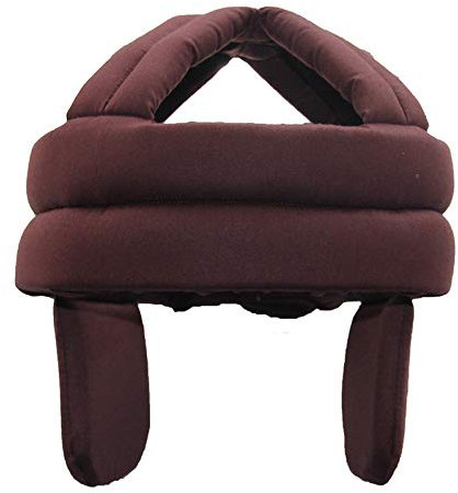 Casque de Protection sufe Simple, fonctionnel Casque de Sécurité Anti-Chute Chapeau de Protection de Tête Coton Respirant Chapeau Anti-Collision Taille Ajustable (50-75 cm) Café