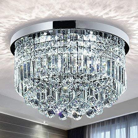 Saint Mossi Moderno Cristallo Pioggia lampadario LED lampadario a soffitto lampada a sospensione della luce per il bagno della sala da pranzo soggiorno 9 E14 lampadine H28cm x L50cm