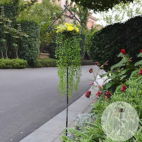 Tuteur pour Plantes Pieu Support pour Plantes grimpantes et Fleurs de Jardin pour la Maison Jardin,Fleurs,D'arbustes et de Légumes,Ornement de Jardin,Décoration de Plante (Color : Yellow)