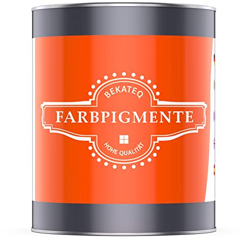 BEKATEQ Farbpigmente in RAL8012 Rotbraun 100g - Eisenoxid Pulver mikronisiert für Epoxidharz, Beton, Putz, Dispersionsfarbe, Kalk- und Leimfarben - Made in Germany BK-122