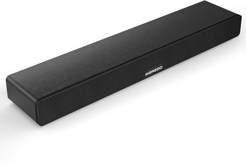 MEREDO Holz Soundbar mit integriertem Subwoofer 150W Soundbar für TV Geräte All-in-One Einstellbare Höhen & Bässe ARC/Optisch/Aux/BT 5.0 mit 5 EQ-Modi Heimkino-71cm