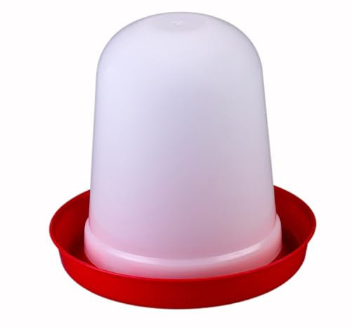 Agrarzone Super Eco Geflügeltränke 3 Liter - beheizbare Hühnertränke automatisch - Wassertränke Hühner, Kükentränke, Wachteltränke & Vogeltränke