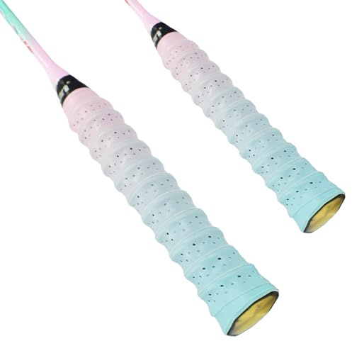 Senston 2pcs Racket Grips Tape Overgrip for Tennis/Badminton/Squash Racket handle grips,Keel-Blue