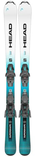 HEAD SUPERSHAPE Team Easy Ski Set 2025 inkl. JRS 7.5 GW CA BR 78 solid Black/Speed Blue, 127